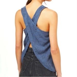 XL | Blue Floral Harbour Tank